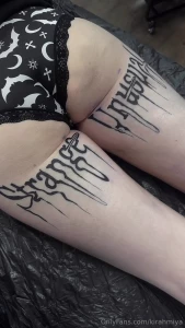 New tattoos cant wait to be able to do content again for you cuties