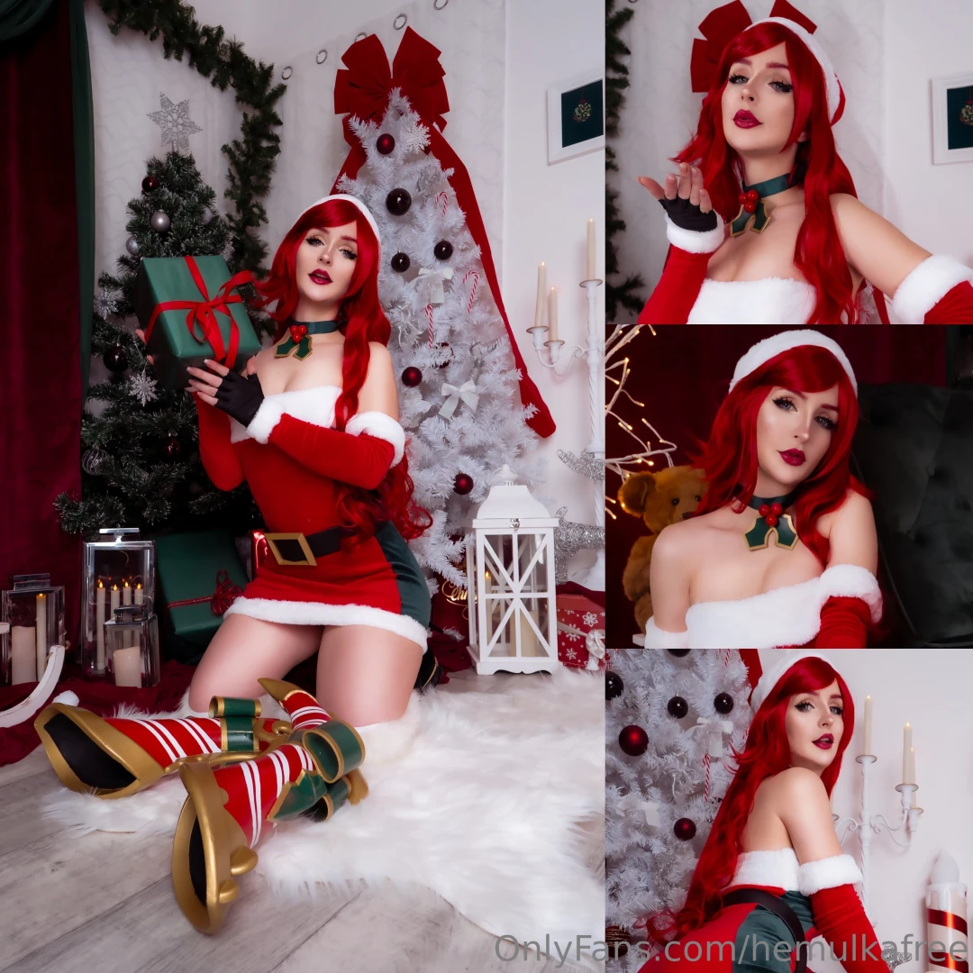 Ho ho hoe get yourself a full photoset of candy cane miss fortune 