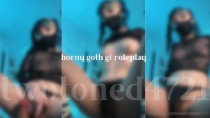 Horny goth gf roleplay hair level bush