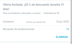 En vista de que varios no alcanzaron el descuento para mi perfil