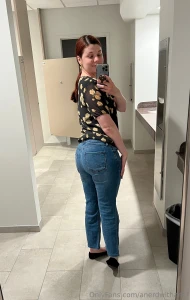 I think my booty looks good in these jeans what do you think