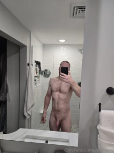 Dad needs some help applying lotion after the shower part 2