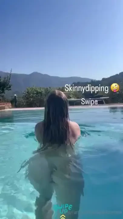 Skinnydipping in public amp in front of security cameras just hoping 