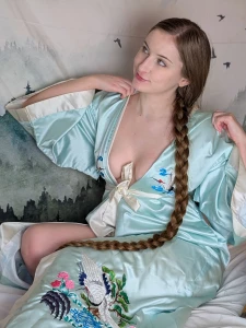 My first photos of 2025 with my favorite robe kimono and a super spicy part 11