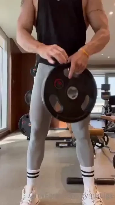 What would you do if you walked into the gym and saw me working out 