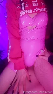 Full duo vid 12 26 min lala riding me in pink latex until we cum hii 3