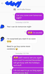 Omg i am so excited i get to see my bbc twice since last week he is