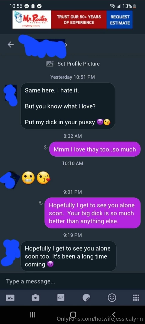 Im really excited to start seeing my bull alone hubby supports us part 2 