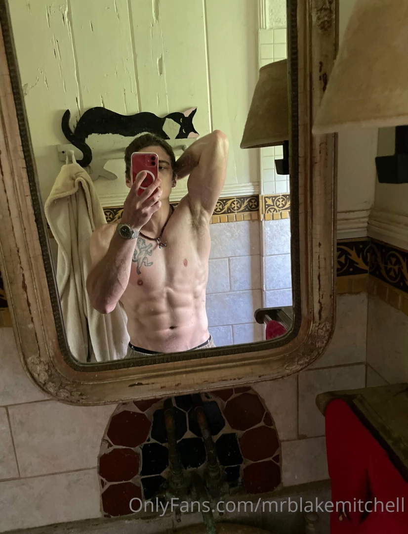 Just me a mirror and some dangerously low lighting 