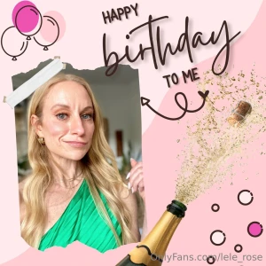 Had to get on here to tell y all to tell me happy birthday celebrating