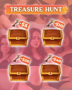 Treasure hunt tip on the cases you want to open and we ll see what s
