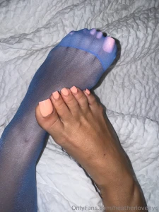 I love these blue nylons part 2