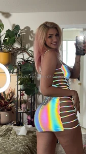 Neon queen rule 1 no panties allowed dare to stare