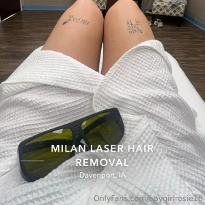 Had my first brazilian laser hair removal session today so excited for