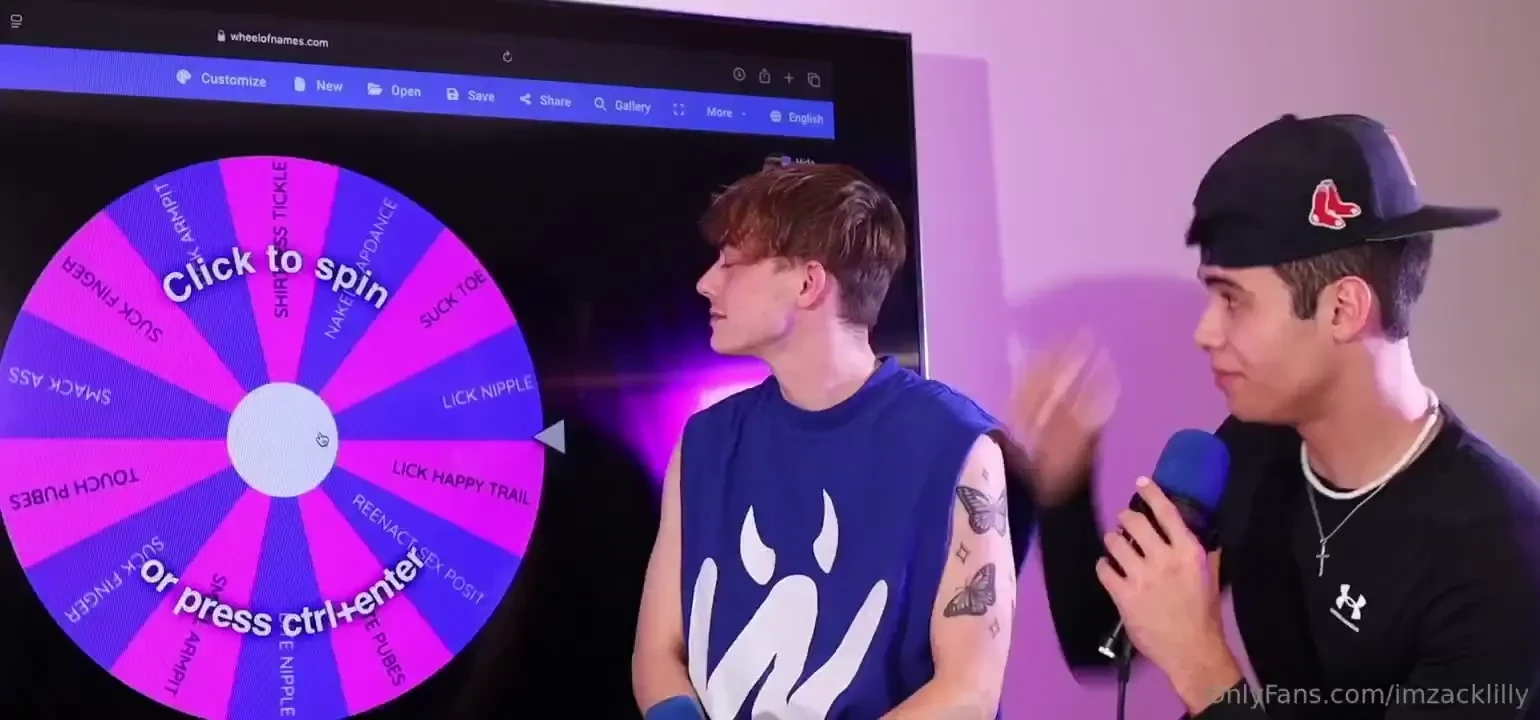 Gone wild with the wild boys spin the wheel brandoncardoso 