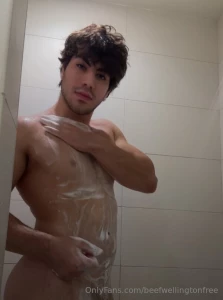 Shower time want to join me or maybe see what just happened text me