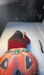 Backshots with a pumpkin on my ass was can i throw this pumpkin back