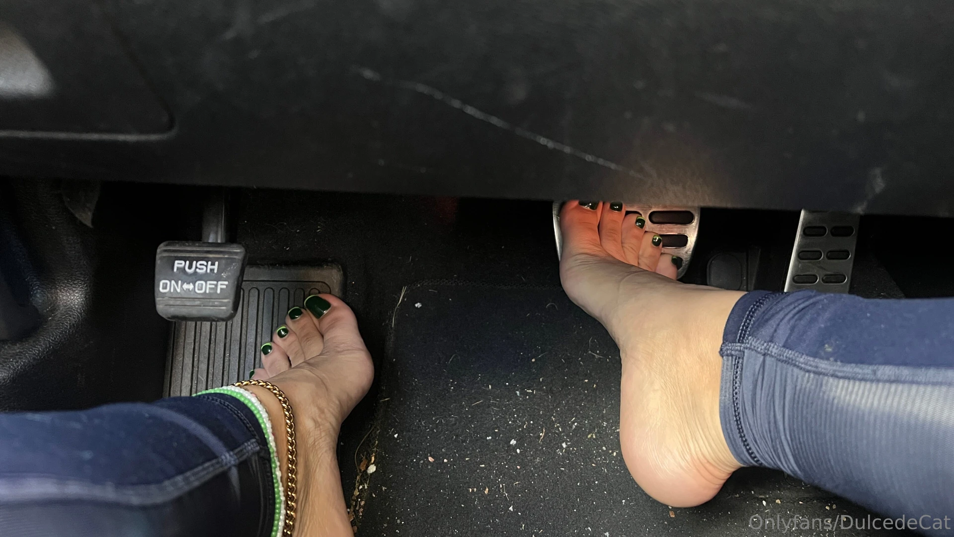 Some of you like it when i drive barefoot yes i know i need to vacuum 