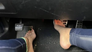 Some of you like it when i drive barefoot yes i know i need to vacuum