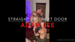 Gay leather 3-way full release now bro fuck pt 2 leather is for