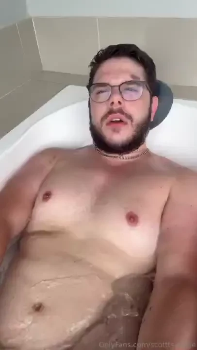 Bathtub fun in thailand it was so hot stroking my cock in the balcony part 1 
