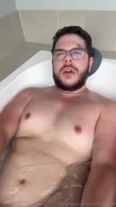 Bathtub fun in thailand it was so hot stroking my cock in the balcony part 1