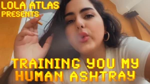 Training you my human ashtray sit still stupid its time you open that