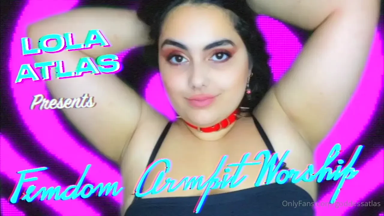 Femdom armpit worship armpit addicts love lola atlas s sexy underarms 