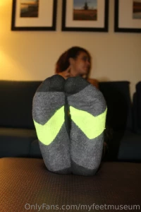 Sock removal stages by goddessopalonia part 14