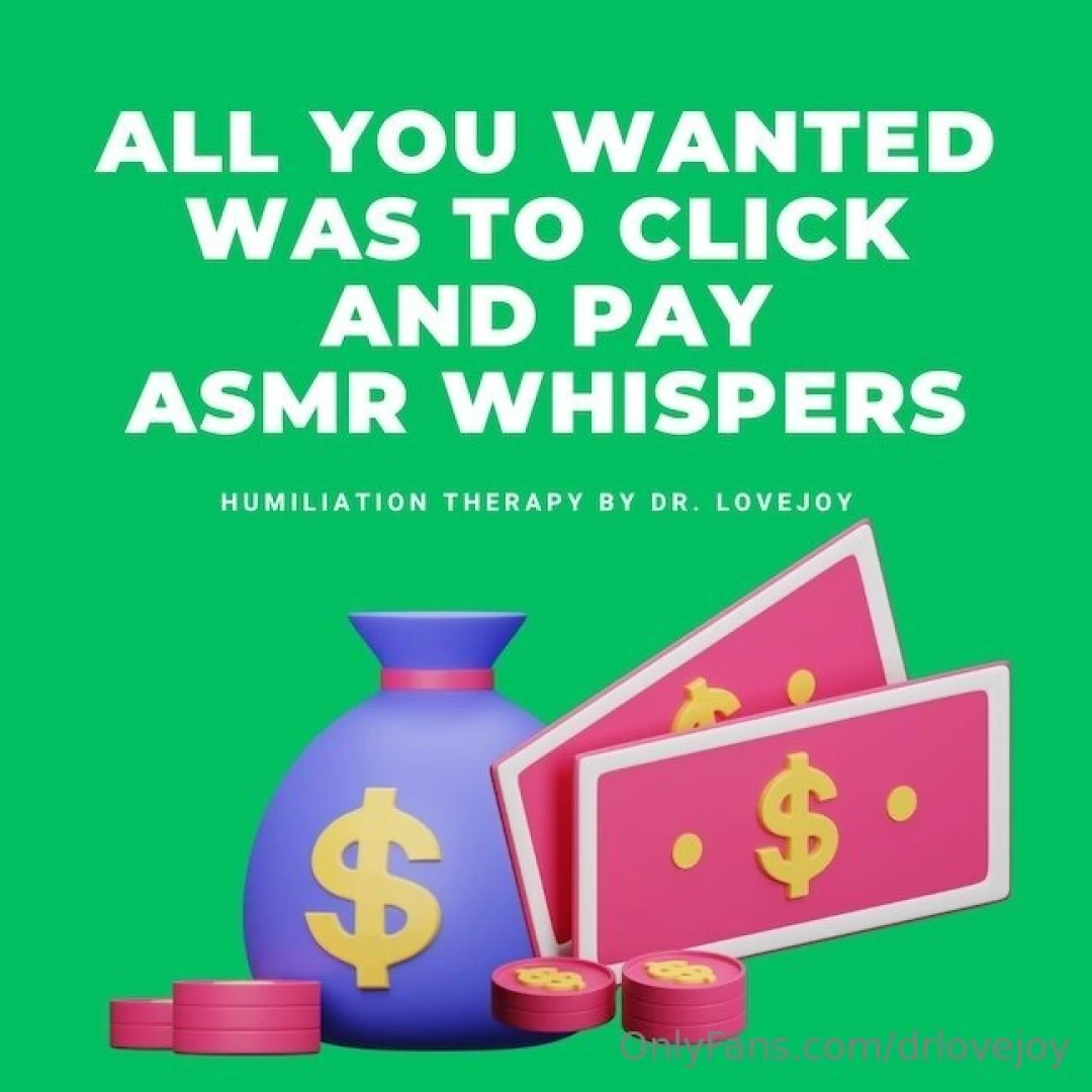 A quick findom rush all you wanted was to click and pay asmr whispers 