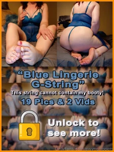 Ppv pic set 13 blue lingerie g-string 19 pics amp 2 vids you can t get