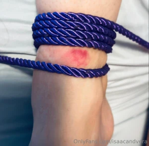 Come with me to inspect my body to check for rope marks tonight was a part 1