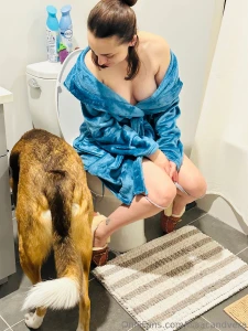 Bbg vera on the thrown zero privacy for this goddess hubby isaac knows