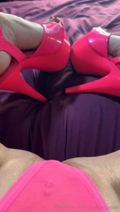 Pussy and heels just a little something to make your cock spring to