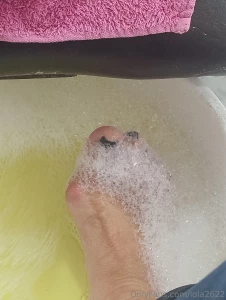 I m getting my feet ready so you can suck them gently i m getting my