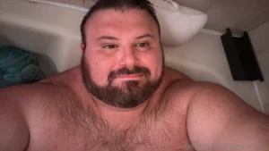 Big fat dad in a tub part 2