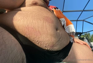 A little evening solo swim for daddy part 3