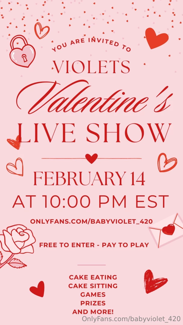 This is your official invitation to my valentines day party on part 2 
