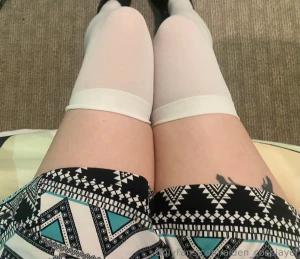 It s perfect weather for thigh highs part 1
