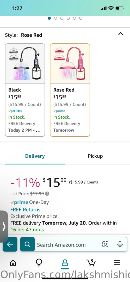 I just added a pussy pump to my wishlist whoever wants to purchase it 