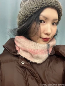 Look i m rosy i m warming up because it s getting colder every day