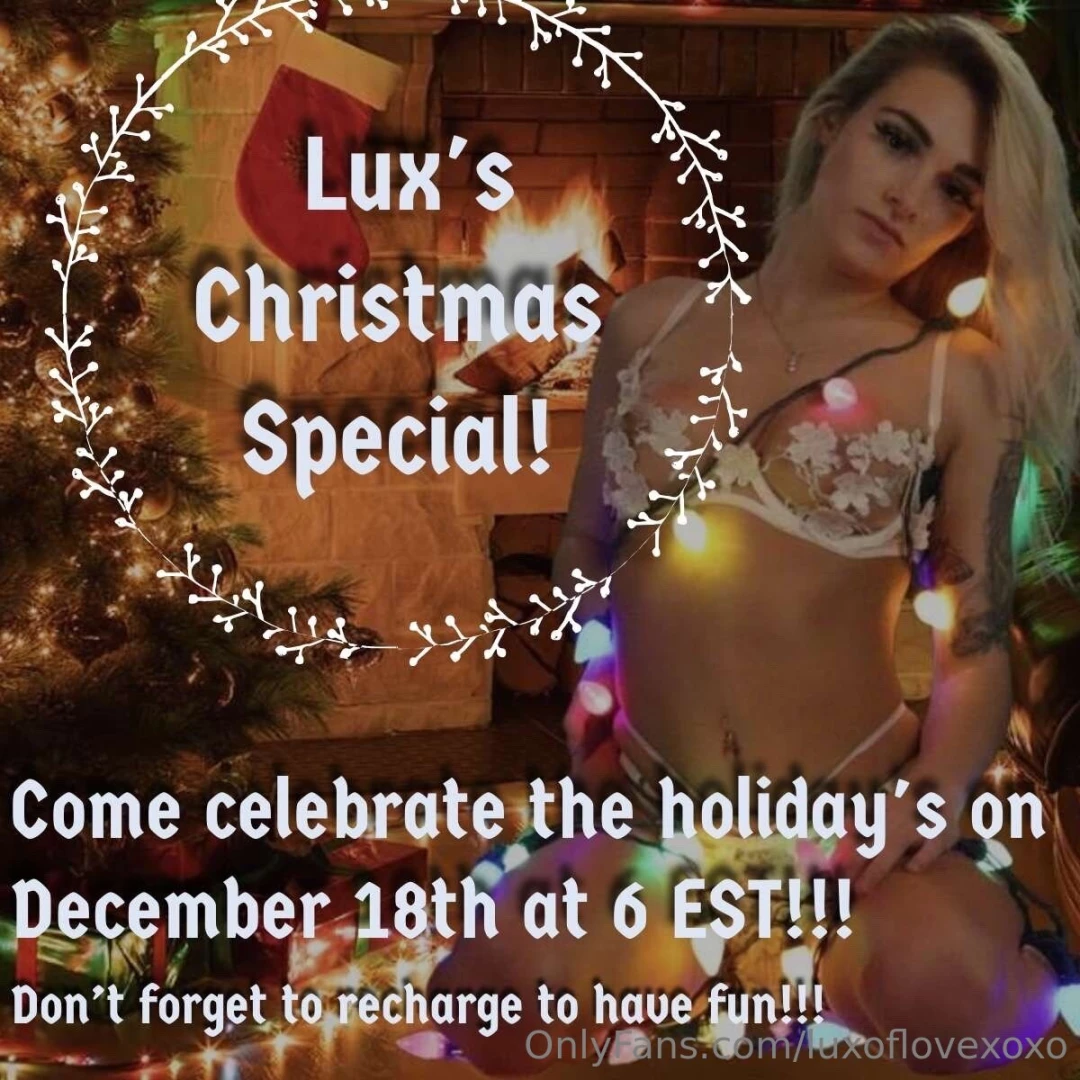 Christmas special tomorrow on fambase 