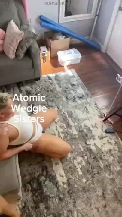 Flossing with a thong and a classic hanes wedgie so deep the undies part 1 