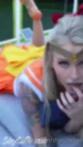 Sailor venus gets fucked amp creampied on balcony this video is a hot