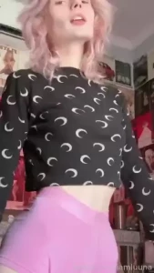 These pink shorts fit my curves perfectly 18 schoolgirl collegegirl