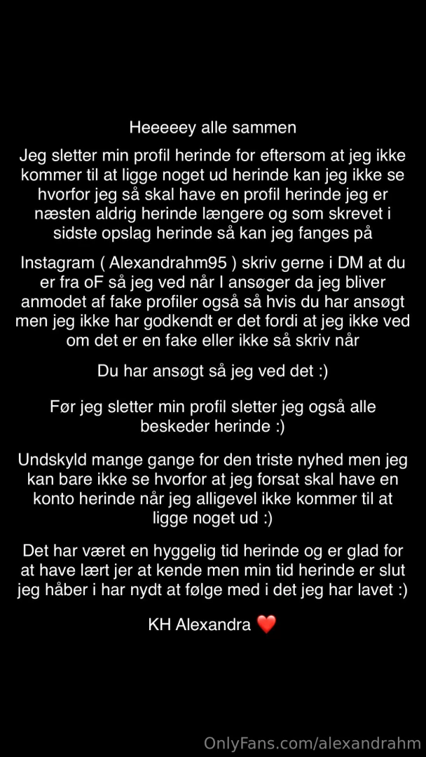 Profilen bliver slettet om et par dage kan ikke svare p hvor mange 