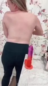 My most recent video pregnant dildo tittyfuck amp suck topless duh i