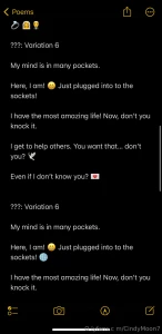 I have one phone for me to be flirty and another old device where i m part 20