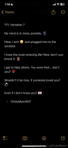 I have one phone for me to be flirty and another old device where i m part 22