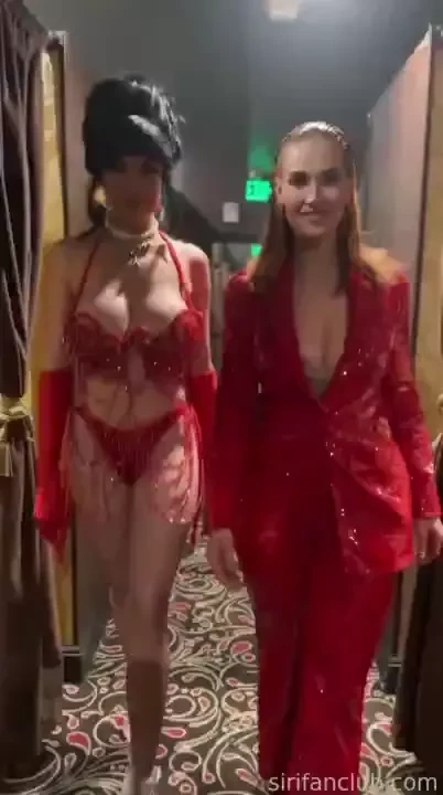 Me and littlepuck strutting our stuff backstage part 2 